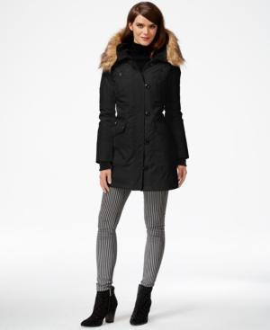 Jessica Simpson Faux-fur-hood Parka