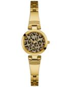 Guess Women's Gold-tone Stainless Steel Bracelet Watch 25mm U0890l3