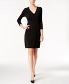 Alfani Embellished Wrap Dress, Only At Macy's