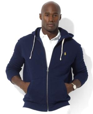 Polo Ralph Lauren Men's Big And Tall Classic Fleece Full Zip Hoodie