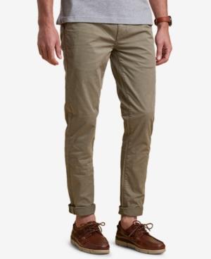 Barbour Men's Neuston Slim-fit Stretch Light Green Chinos