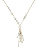Inc International Concepts Gold-tone Beaded Chain Tassel Lariat Necklace, Only At Macy's