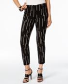Alfani Petite Printed Skinny Capri Pants, Only At Macy's