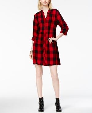 Maison Jules Plaid Shirtdress, Created For Macy's