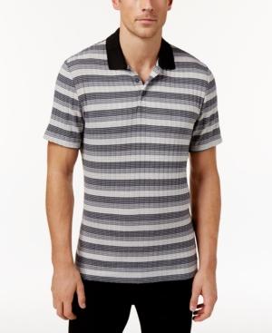 Alfani Men's Stretch Striped Polo, Only At Macy's
