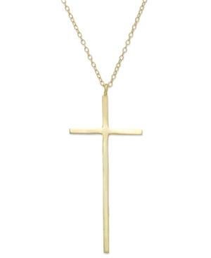Giani Bernini 18k Gold Over Sterling Silver Large Cross Pendant Necklace