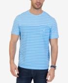 Nautica Men's Striped Crew-neck Garment Dye T-shirt, A Macy's Exclusive