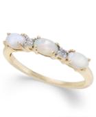 Opal (5/8 Ct. T.w.) & Diamond Accent Ring In 14k Gold