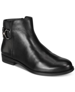 Alfani Women's Ayaa Step 'n Flex Flat Ankle Booties, Created For Macy's Women's Shoes