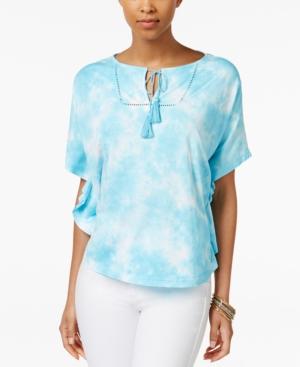 American Living Tie-dyed Poncho Top, Only At Macy's