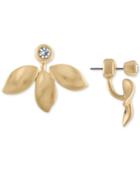 Rachel Rachel Roy Gold-tone Crystal Petal Earring Jackets