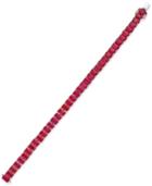 Ruby Tennis Bracelet (28 Ct. T.w.) In Sterling Silver, Created For Macy's