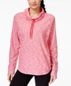 Style & Co. Petite Space-dyed Funnel-neck Top