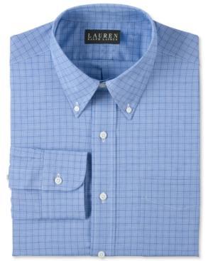 Lauren Ralph Lauren Dress Shirt, Blue Glen Plaid Shirt