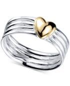 Unwritten Two-tone Heart Ring
