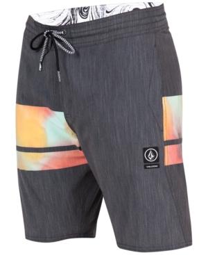Volcom Men's Colorblocked Chambray Stretch Board Shorts