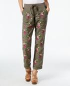 Inc International Concepts Embroidered Cuffed Drawstring Pants, Only At Macy's