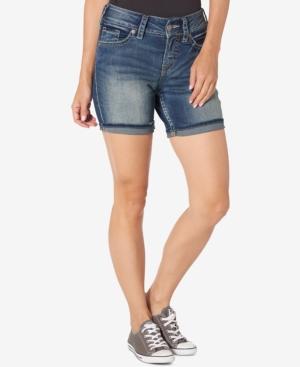 Silver Jeans Co. Suki Cuffed Indigo Wash Shorts