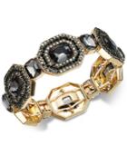 I.n.c. Gold-tone Multi-crystal Stretch Bracelet, Created For Macy's