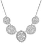 Lucky Brand Silver-tone Openwork Statement Necklace
