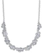 Charter Club Silver-tone Crystal Necklace, Only At Macy's