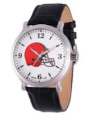 Gametime Nfl Cleveland Browns Men's Shiny Silver Vintage Alloy Watch