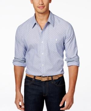 Weatherproof Long-sleeve Printed Woven Shirt