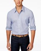 Weatherproof Long-sleeve Printed Woven Shirt