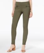 Bar Iii Pull-on Zip-detail Pants, Only At Macy's