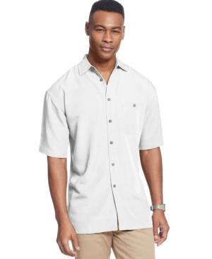 Campia Moda Big And Tall Solid Textured Shirt