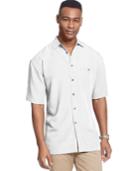 Campia Moda Big And Tall Solid Textured Shirt