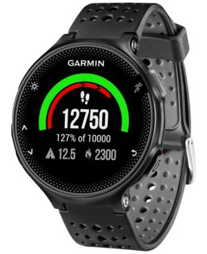 Garmin Unisex Forerunner 235 Black Silicone Strap Smart Watch 31mm 010-03717-54