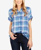 Lucky Brand Short-sleeve Plaid Shirt