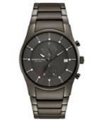 Kenneth Cole New York Men's Gunmetal Stainless Steel Bracelet Watch 41mm