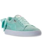 Puma Women's Suede Bow Casual Sneakers From Finish Line
