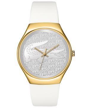 Lacoste Watch, Women's Valencia White Silicone Strap 38mm 2000787
