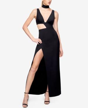 Fame And Partners Cut-out Dress With Separate Collar