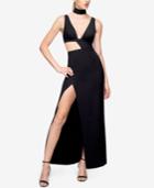 Fame And Partners Cut-out Dress With Separate Collar