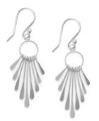 Giani Bernini Paddle Drop Earrings In Sterling Silver, Created For Macy's