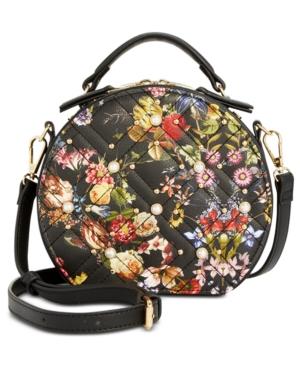 I.n.c. Rilie Floral Circle Top-handle Crossbody, Created For Macy's