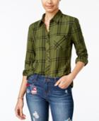 Confess Juniors' Plaid Shirt