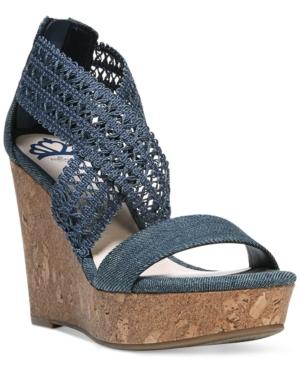 Fergalicious Vanessa Platform Wedge Sandals Women's Shoes