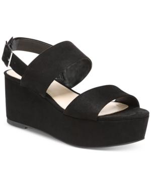 Bar Iii Dalenna Platform Wedge Sandals, Created For Macy's Women's Shoes