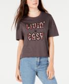 Carbon Copy Juniors' Livin' Is Easy Graphic T-shirt