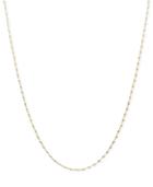 14k Gold Necklace, 18 Dot Dash Chain