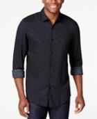 Alfani Long Sleeve Hatch Print Shirt, Only At Macy's