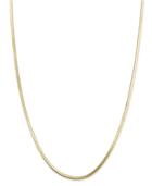 Giani Bernini Snake Chain Necklace In 24k Gold Over Sterling Silver, Only At Macy's
