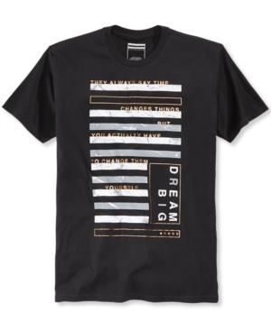 Sean John Men's Marble Bars Graphic-print T-shirt, Only At Macy's