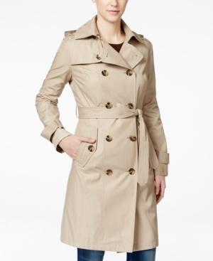 London Fog All-weather Hooded Trench Coat
