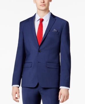 Bar Iii Men's Extra-slim Fit Stretch Wrinkle-resistant Blue Suit Jacket, Only At Macy's